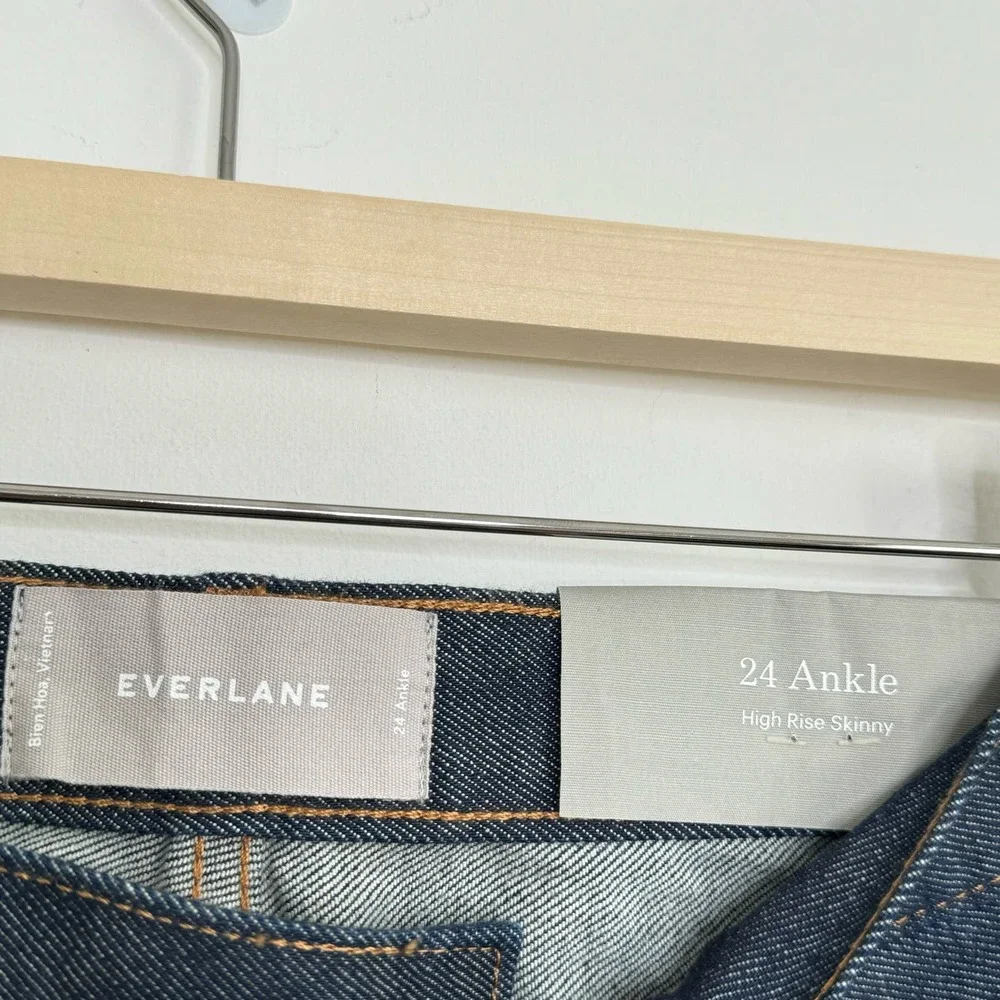 EVERLANE | NWT High Rise Skinny Jeans | 24 Ankle - Picture 4 of 4
